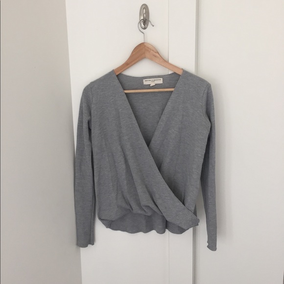 Urban Outfitters Tops - Urban Outfitters grey drape shirt